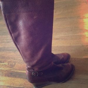 Real Leather Tall Boots